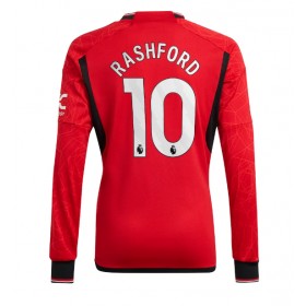 Manchester United Marcus Rashford #10 Hemmakläder 2023-24 Långärmad